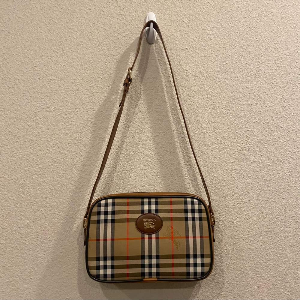 Burberry Nova Check Shoulder Bag (Vintage)
